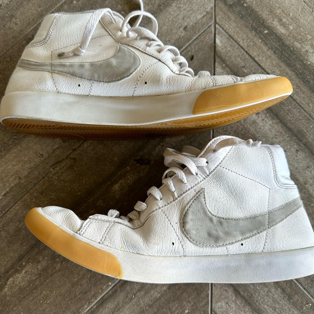 Nike White And Tan Sneakers
